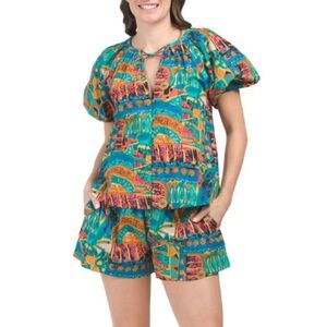 Cleobella Kai Top in Paradiso In Multi